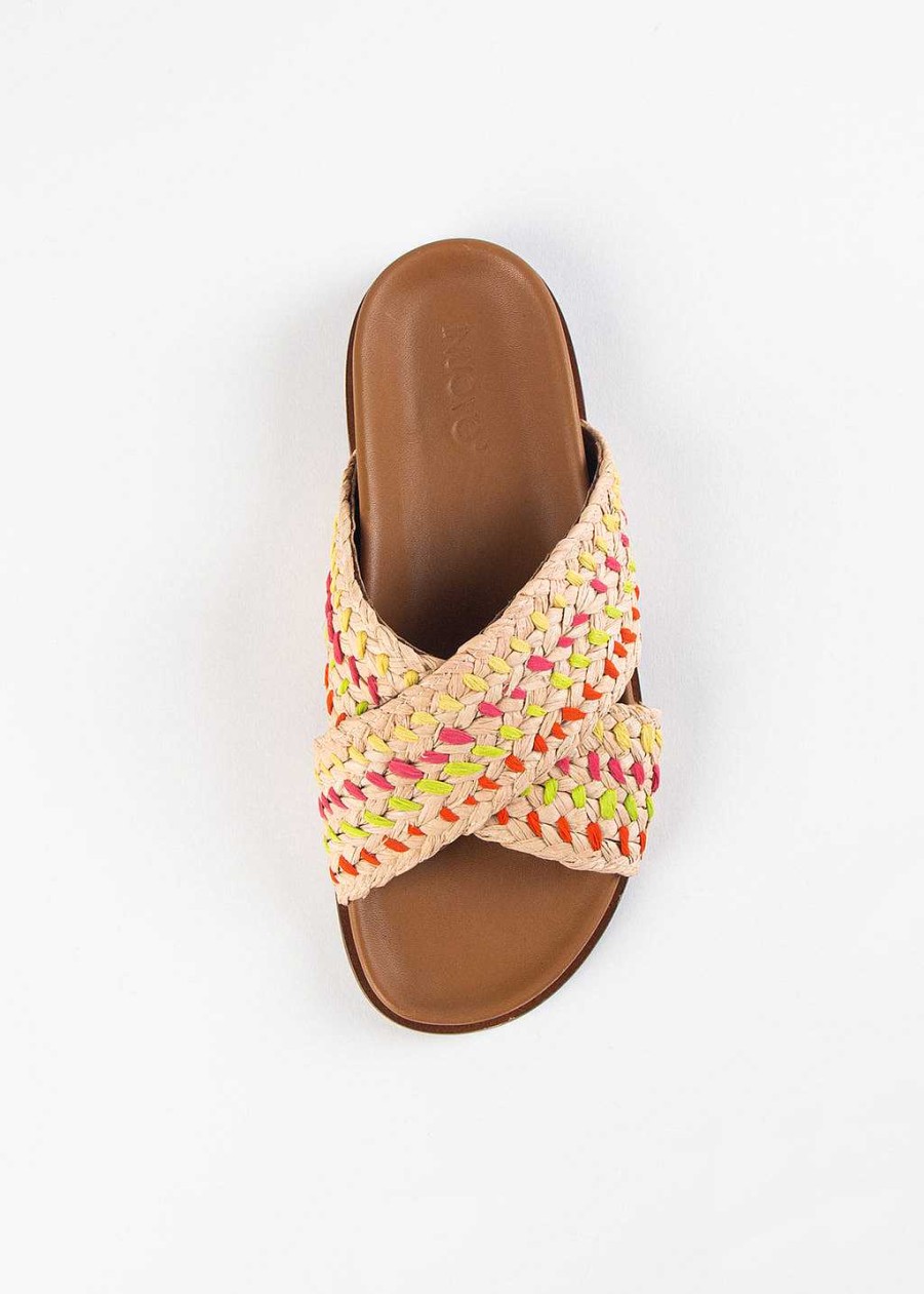 Shoes Inuovo | Raffia Slide Sandal Multi