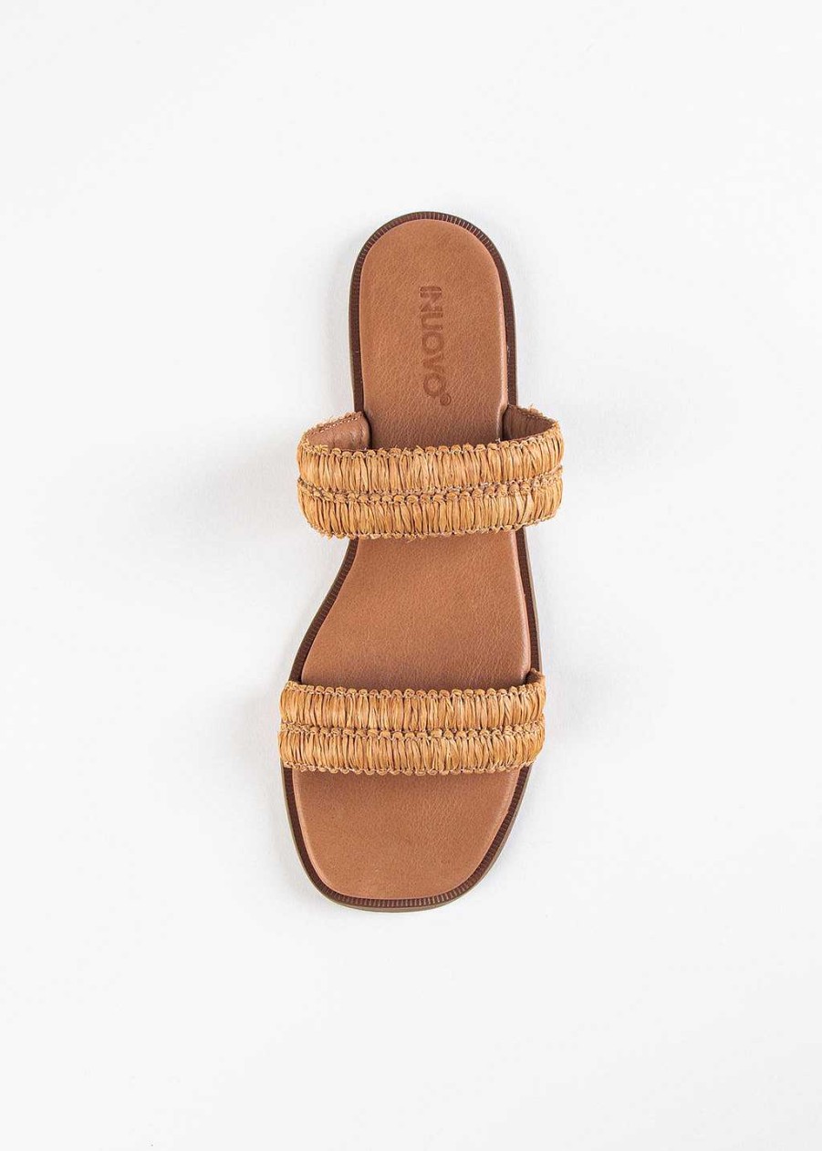 Shoes Inuovo | Flat Slide Sandal Coconut