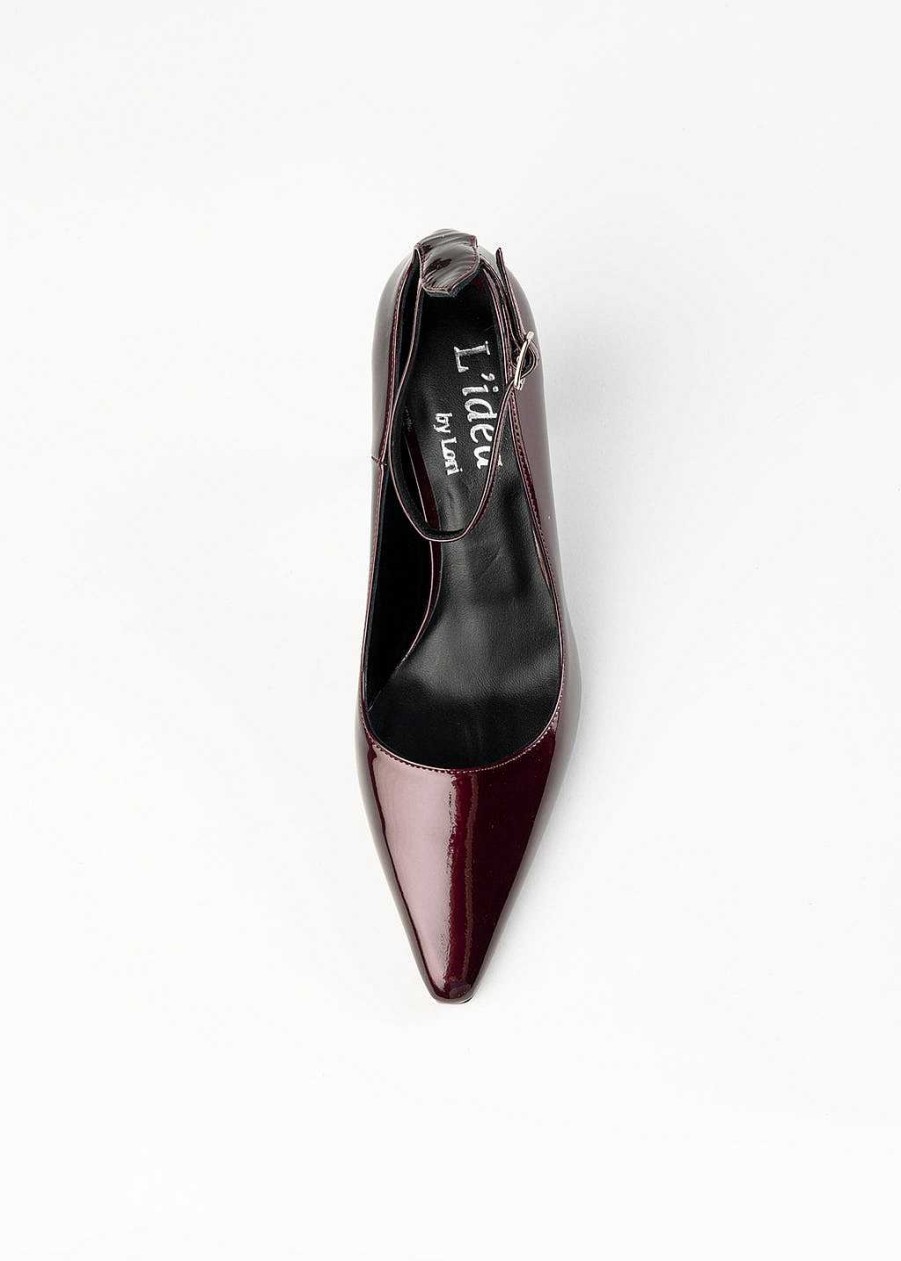 Shoes L'idea by Lori | Mirana Leather Pump Wine Patent