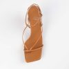 Shoes Jeffrey Campbell | Fluxx Heeled Sandal Nude Leather