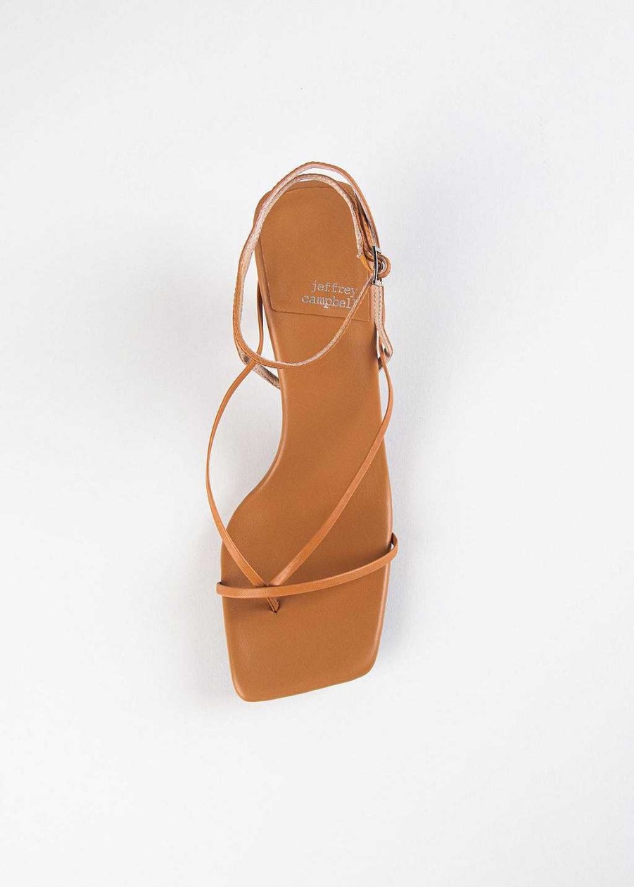 Shoes Jeffrey Campbell | Fluxx Heeled Sandal Nude Leather