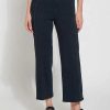 Apparel Lyssé | Payton Wide Leg Cropped Pant Dark Denim