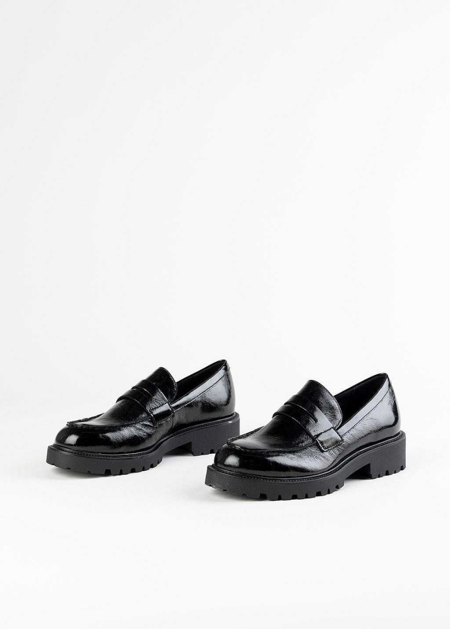 Shoes Vagabond Shoemakers | Kenova Patent Leather Loafer Black Patent