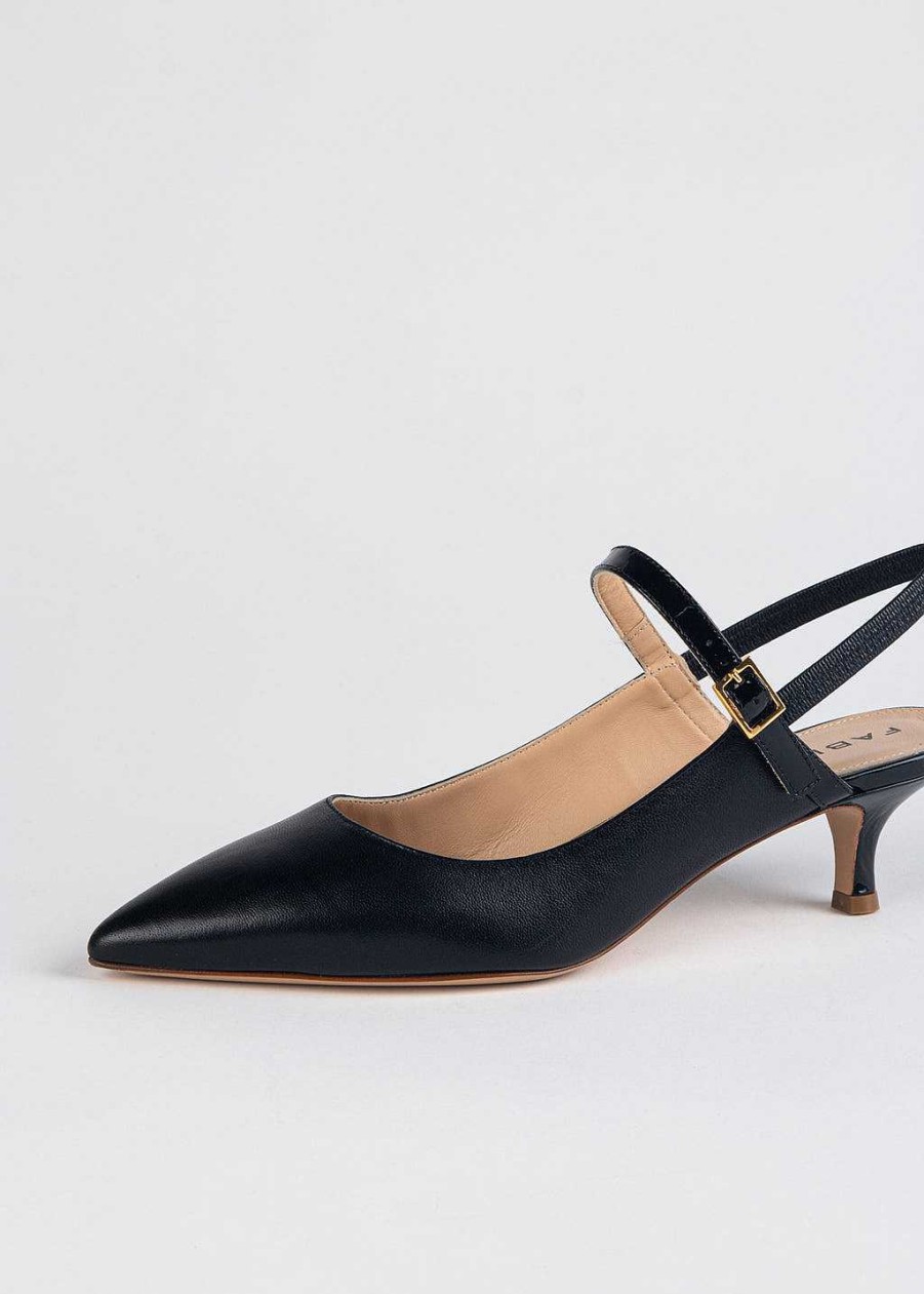 Shoes Fabio Rusconi | Pointed Toe Slingback Black