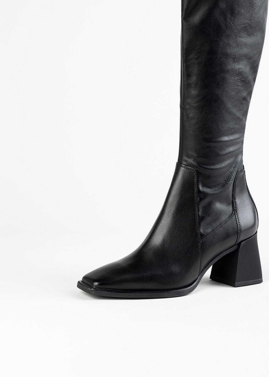 Shoes Vagabond Shoemakers | Hedda Knee High Boot Black Leather