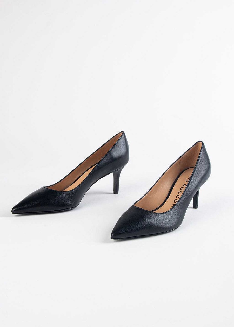 Shoes Fabio Rusconi | Milly Leather Pump Black Leather