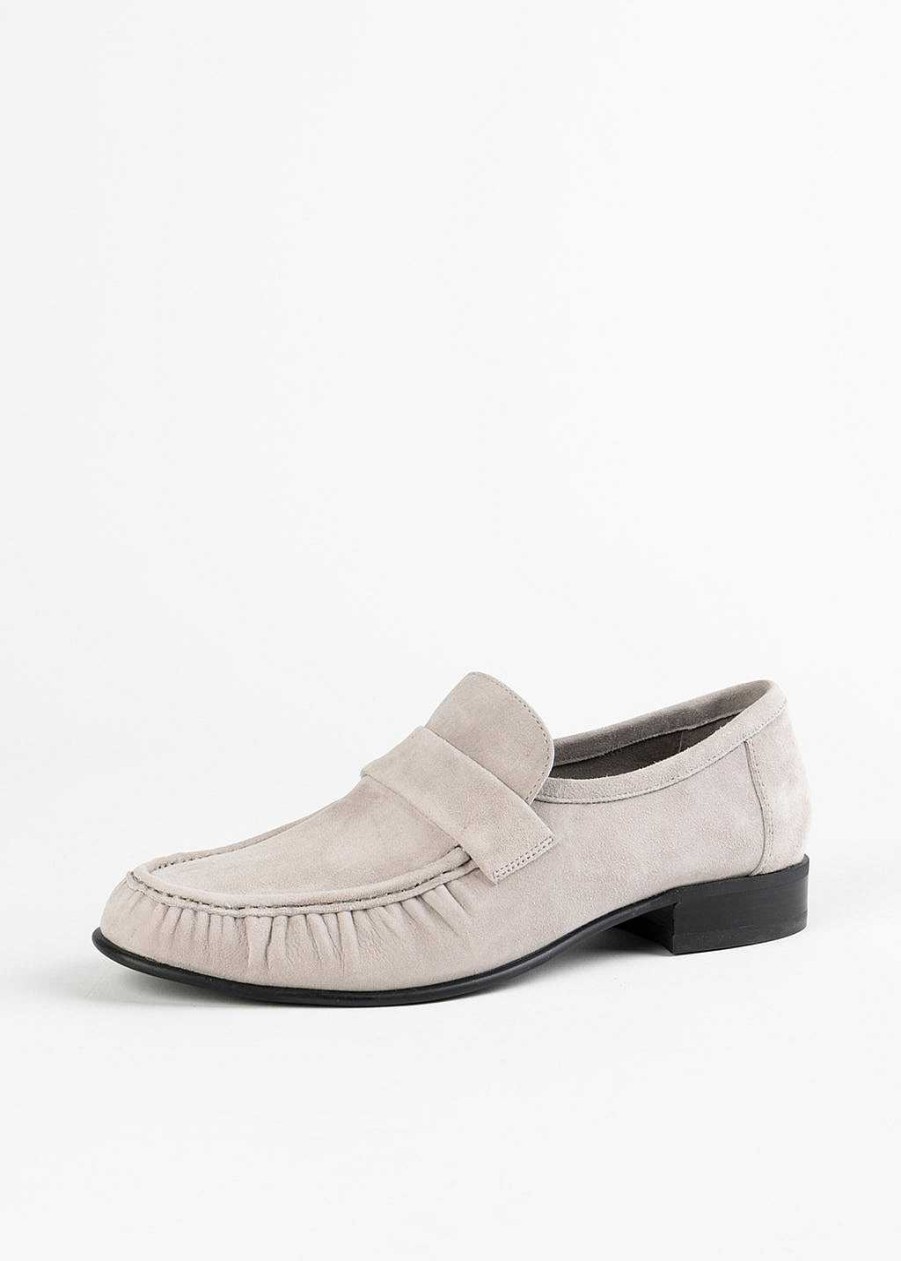 Shoes Jeffrey Campbell | Societies Suede Loafer Grey Suede