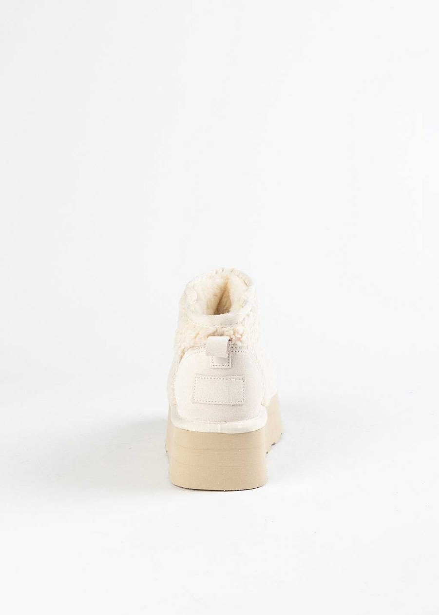 Shoes MA '91 | Sherpa Slipper Bootie Off White