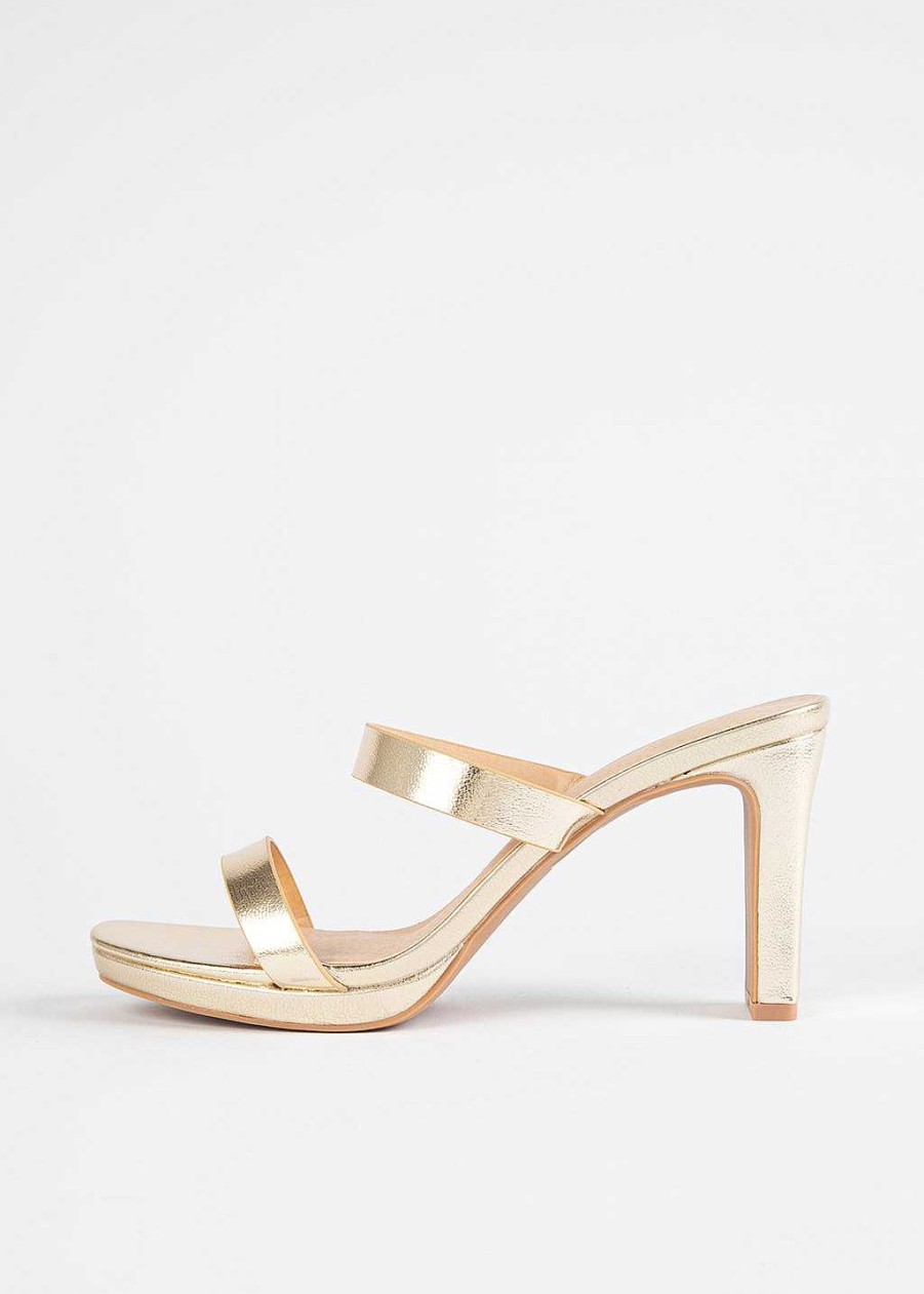 Shoes Chinese Laundry | Tete Heeled Sandal Gold