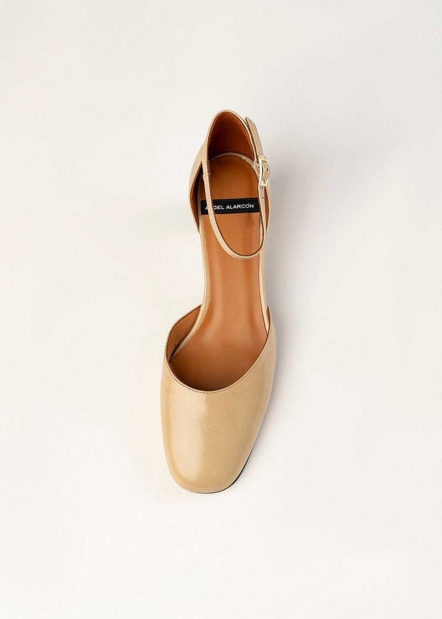 Shoes Ángel Alarcón | Patent Leather Pump Beige Patent