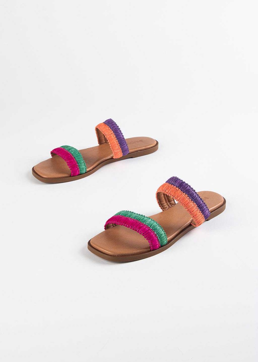 Shoes Inuovo | Flat Slide Sandal Multi