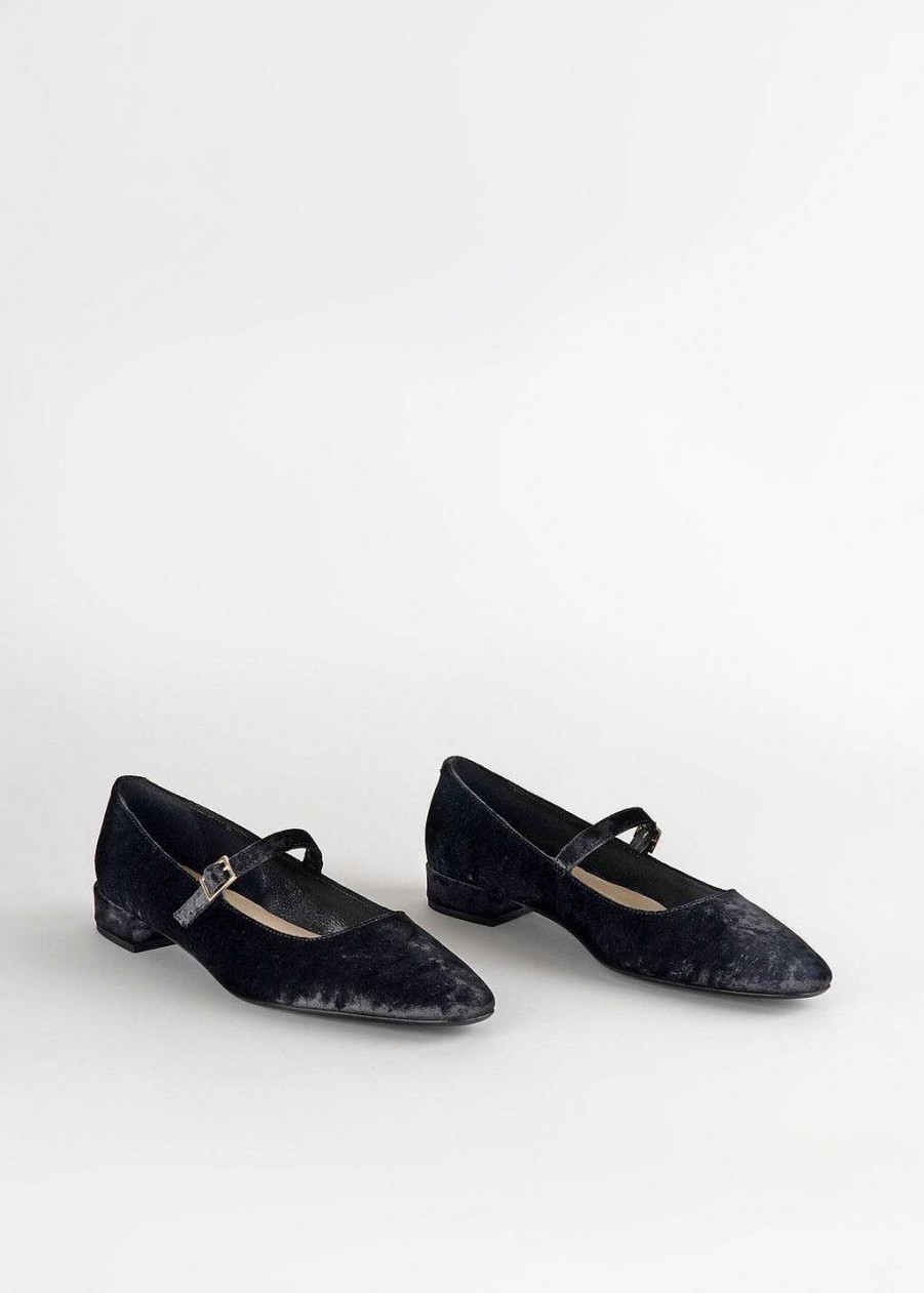 Shoes Fabio Rusconi | Velvet Mary Jane Black