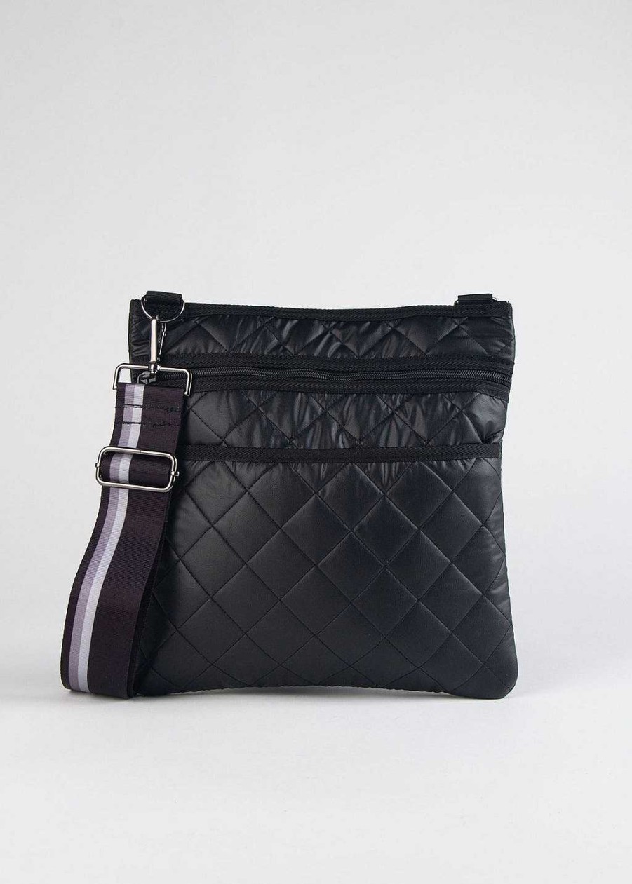 Handbags Haute Shore | Dani Carbon Crossbody Black