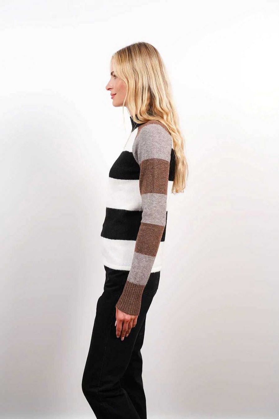 Apparel Central Park West | Mia Turtleneck Sweater Xs