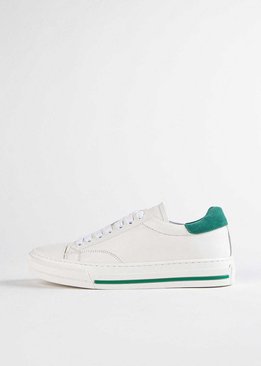 Shoes L'idea by Lori | Leather Low Top Sneaker White