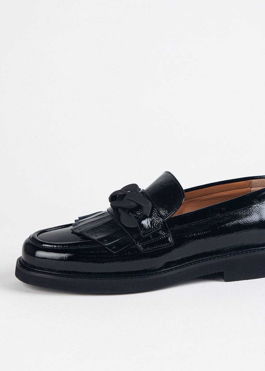 Shoes L'idea by Lori | Patent Leather Loafer Black Patent