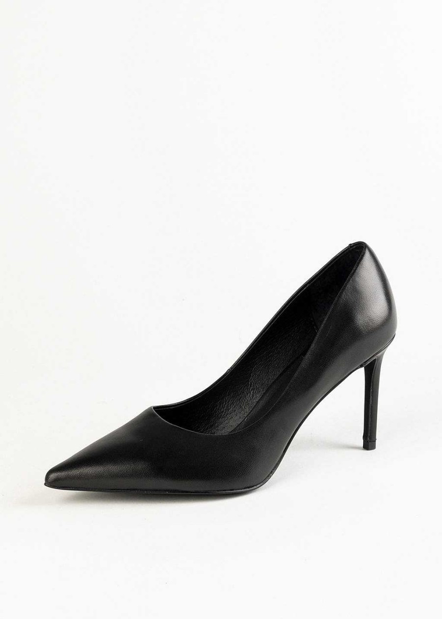 Shoes Jeffrey Campbell | Nikia Leather Pump Black Leather