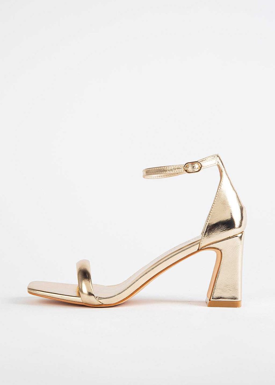 Shoes Chinese Laundry | Velma Heeled Sandal Gold