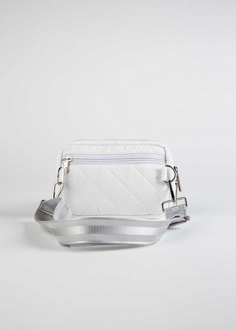 Handbags Haute Shore | Amy Cloud Belt Bag White