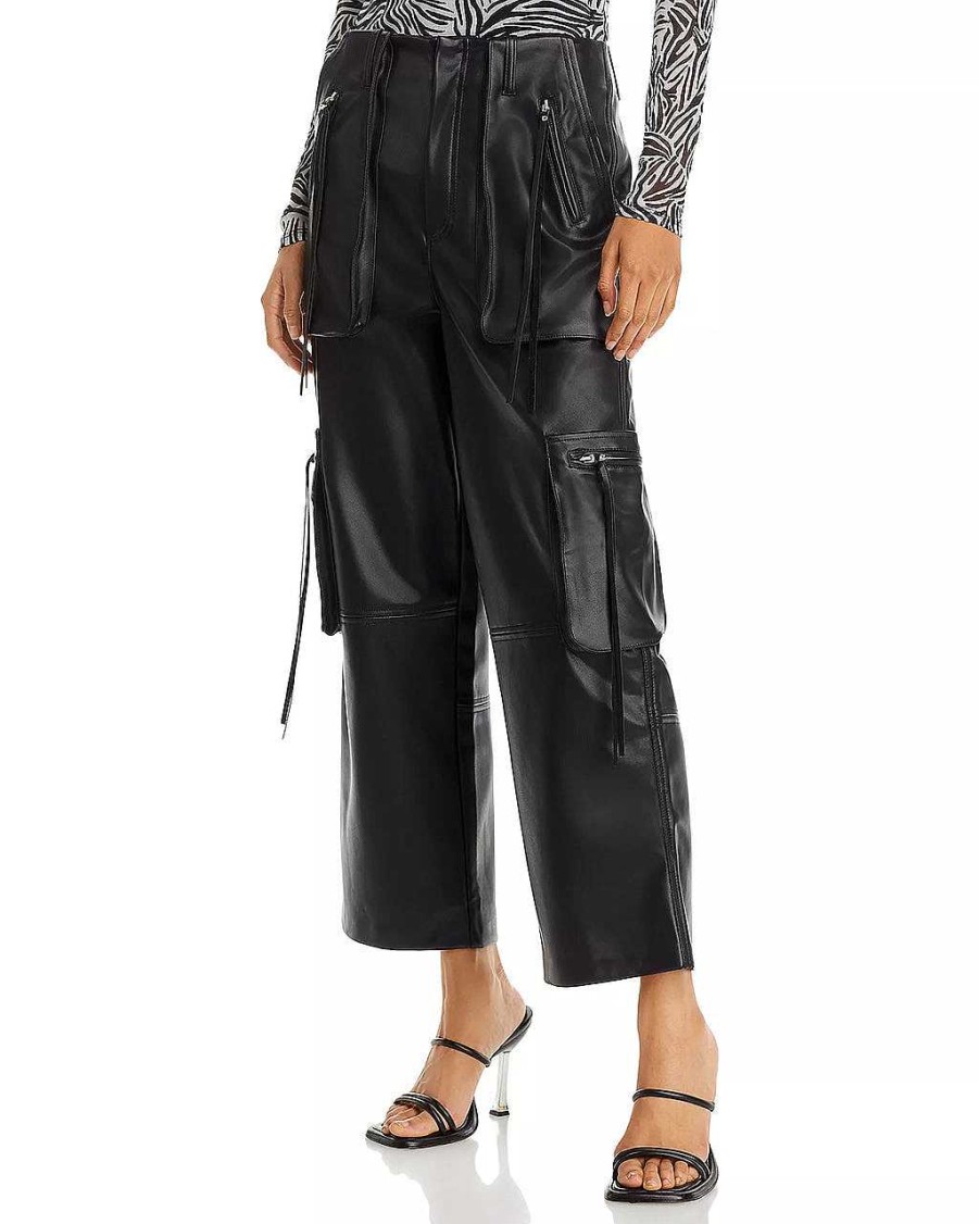 Apparel Blank NYC | Vegan Cargo Pant Black