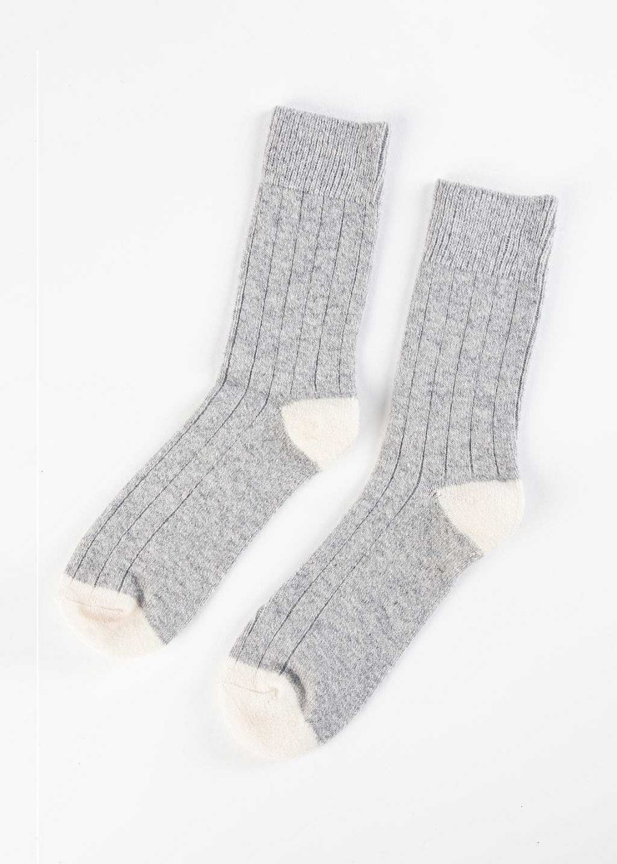 Accessories Le Bon Shoppe | Classic Cashmere Socks Grey