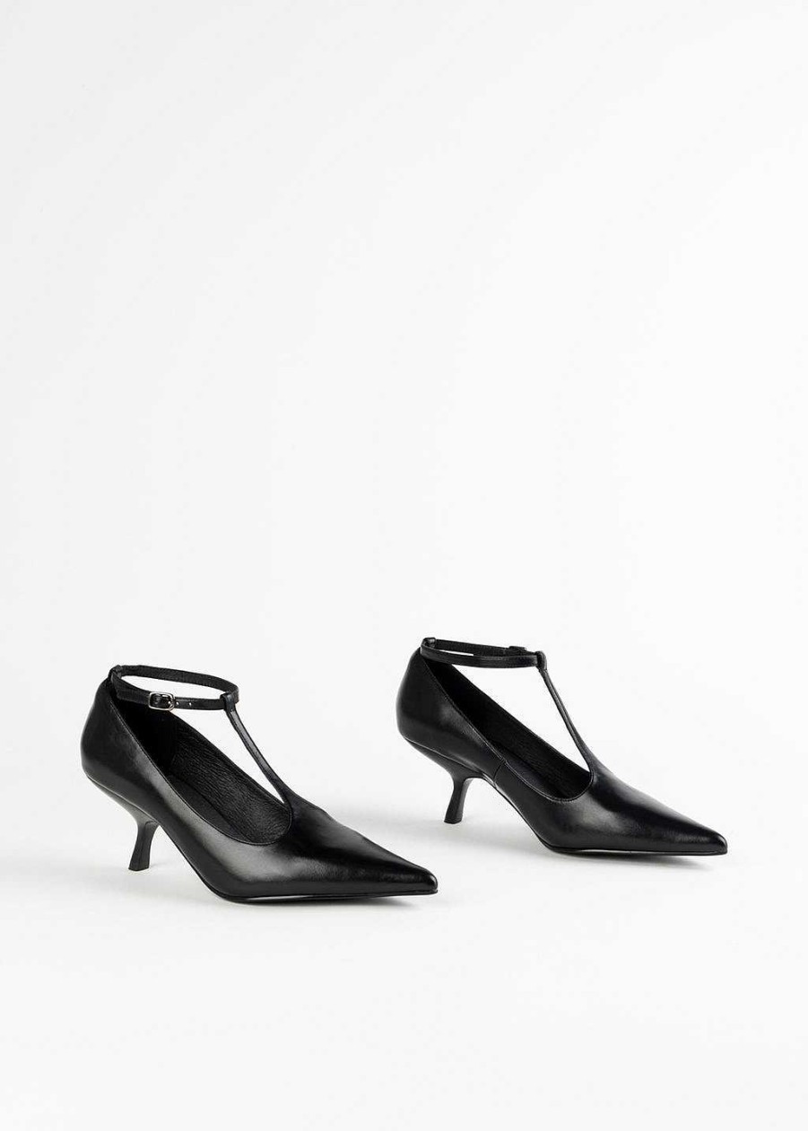 Shoes Jeffrey Campbell | Invent T-Strap Pump Black