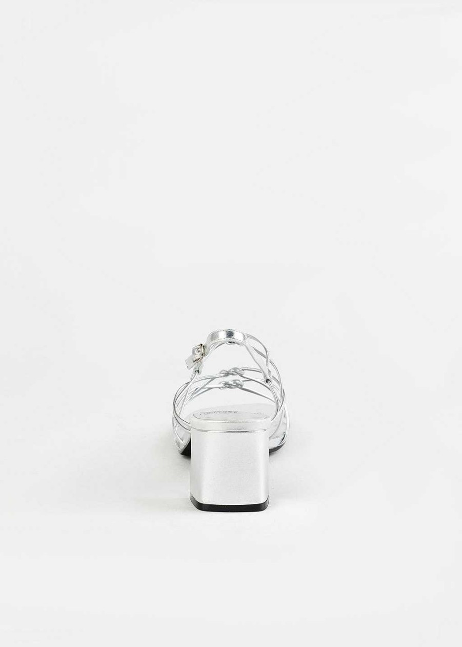 Shoes Jeffrey Campbell | Socialize Heeled Sandal Silver